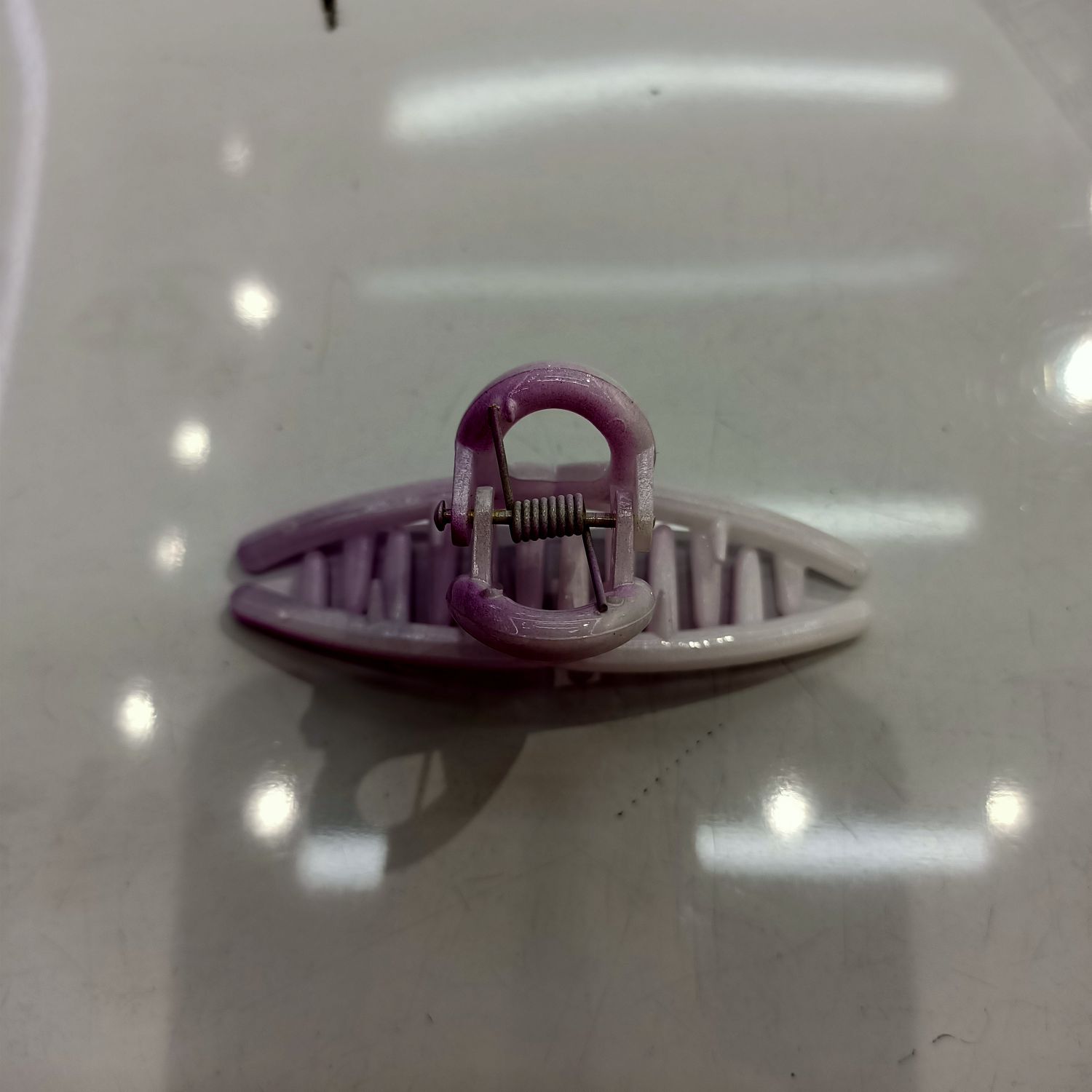 塑料抓夹/大气塑料抓夹/简约塑料抓夹白底实物图