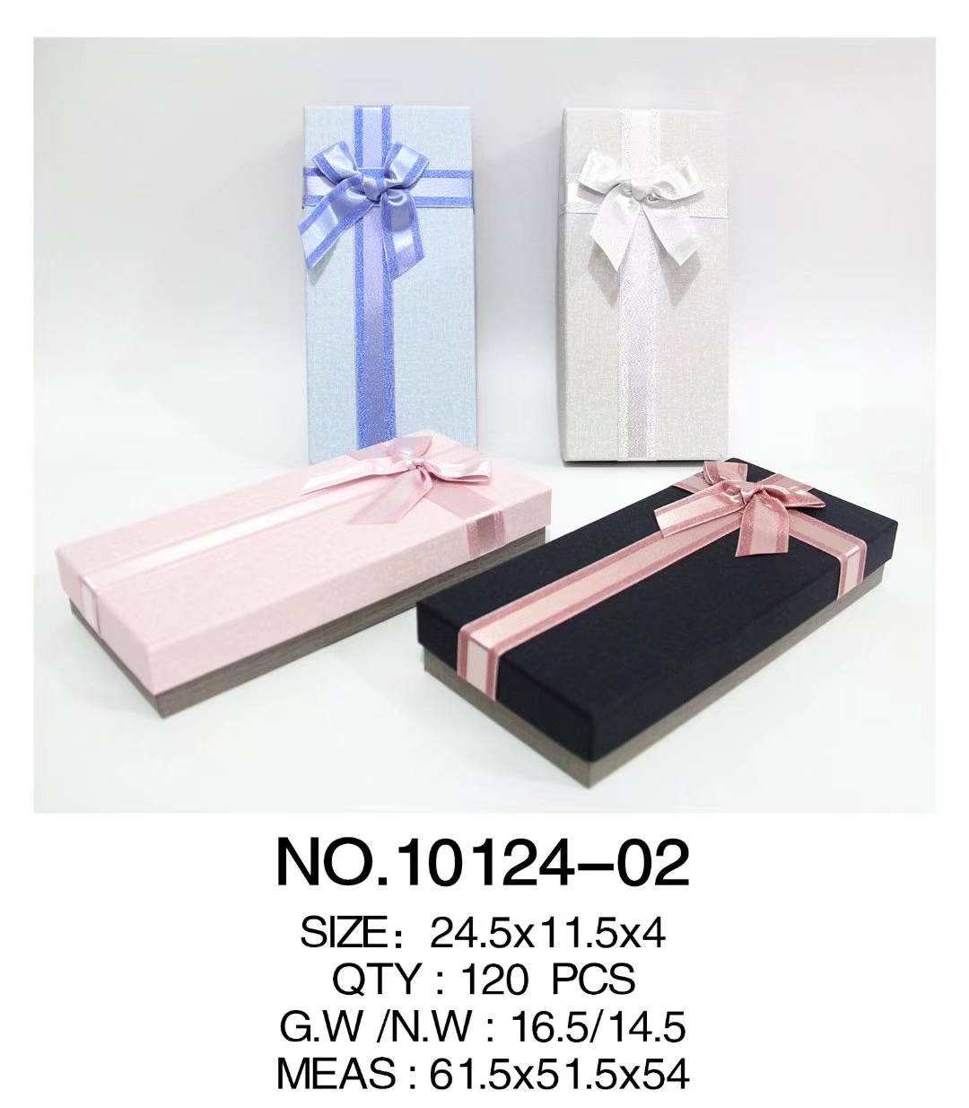 A rectangular single box gift packaging box for silk scarves Item Picture