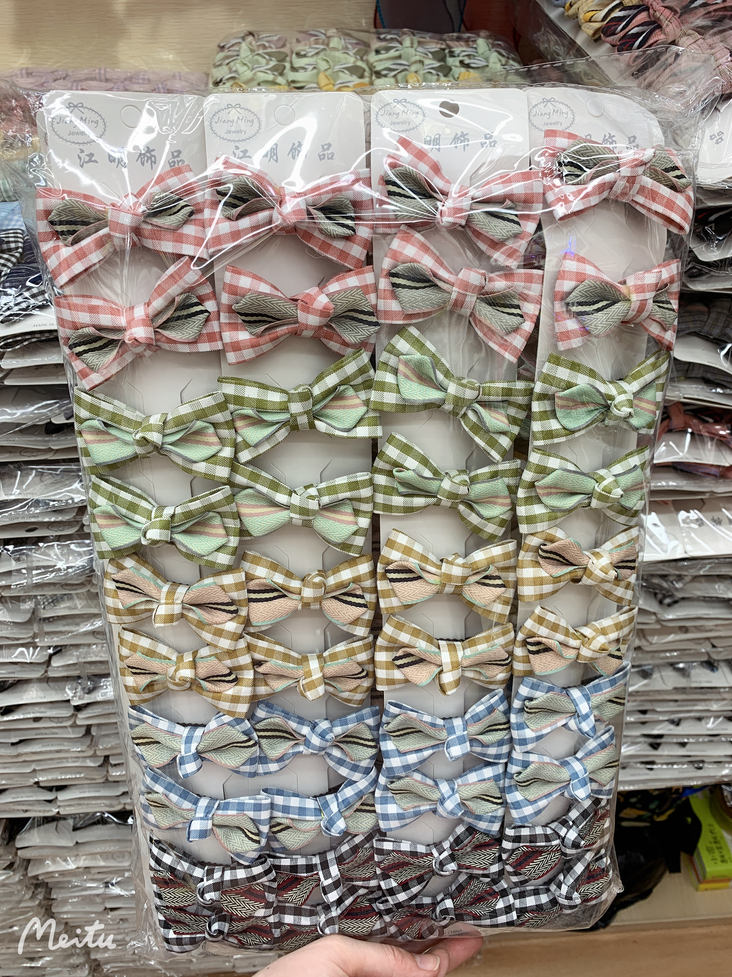 Korean fabric bow hair clips, top clips, side clips, bangs clips 20220322013