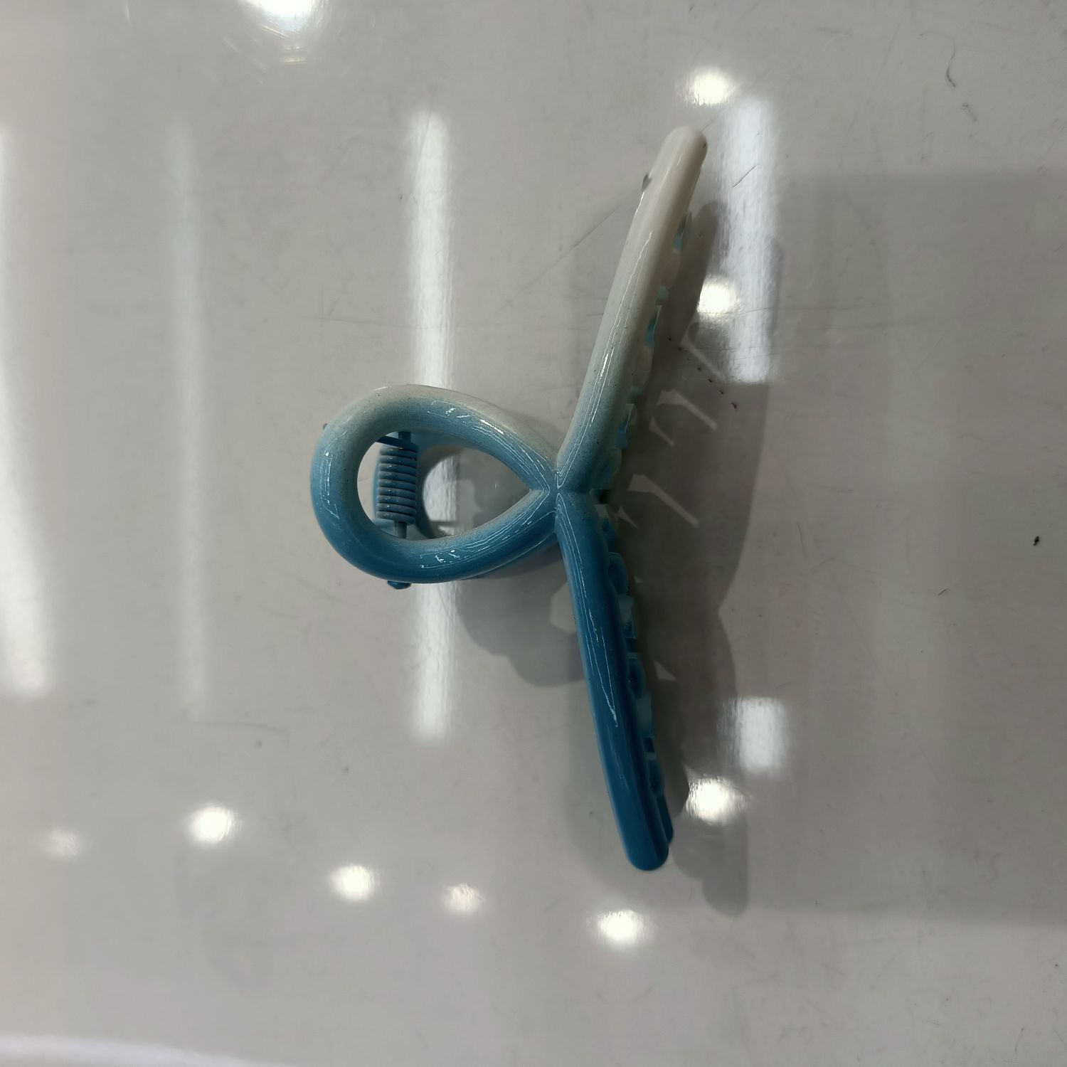 韩版时尚新款简约洋气女生塑料抓夹衣架兰4604婷婷饰品详情5