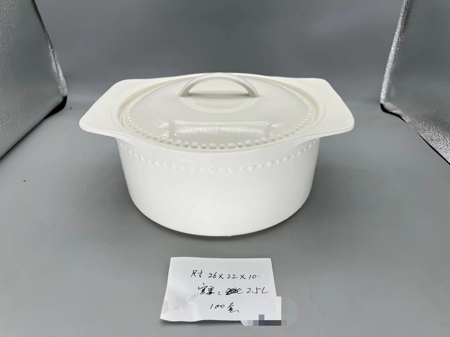 陶瓷汤锅/陶瓷盖碗/酒店陶瓷餐具细节图