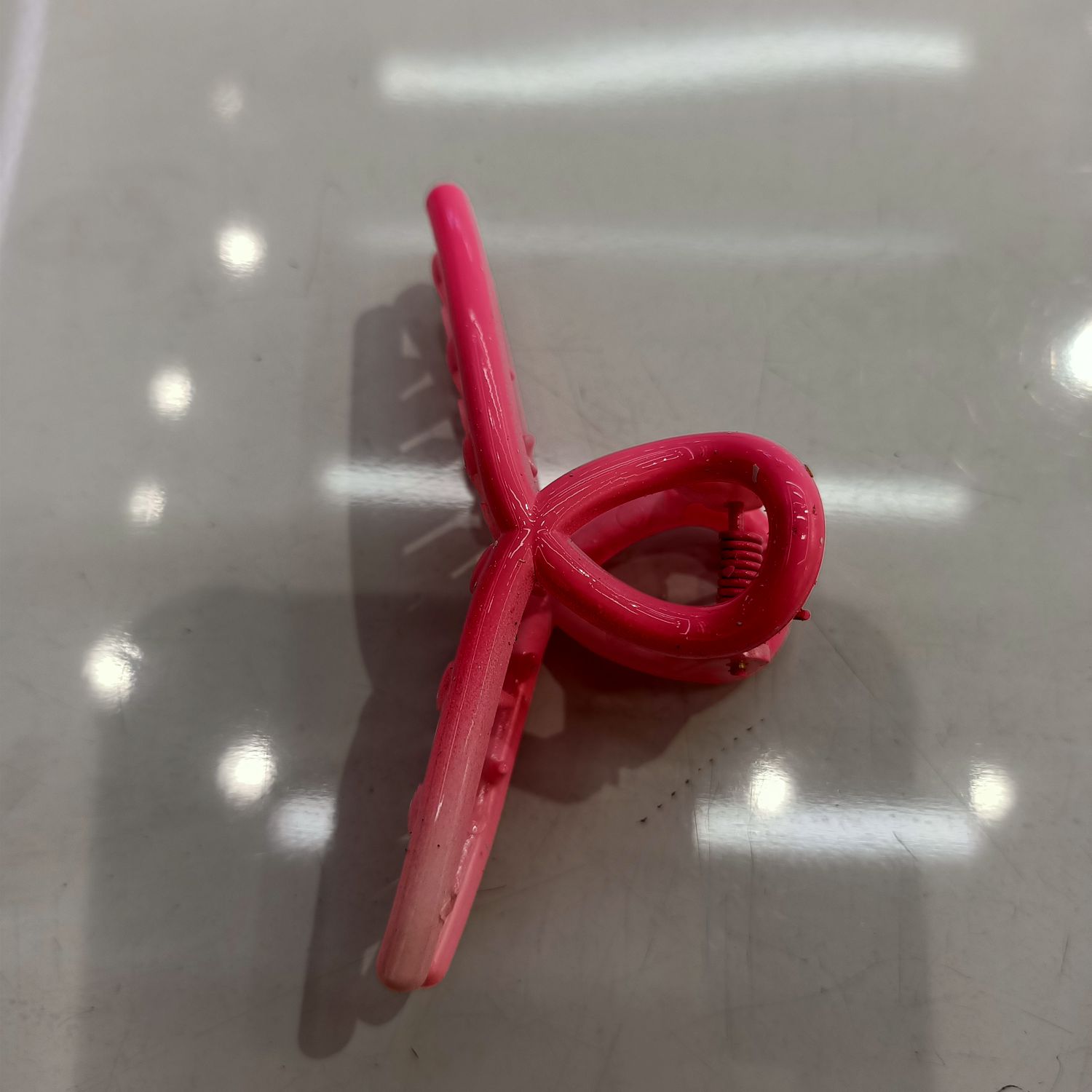 韩版时尚新款简约洋气女生塑料抓夹衣架梅4605婷婷饰品详情2