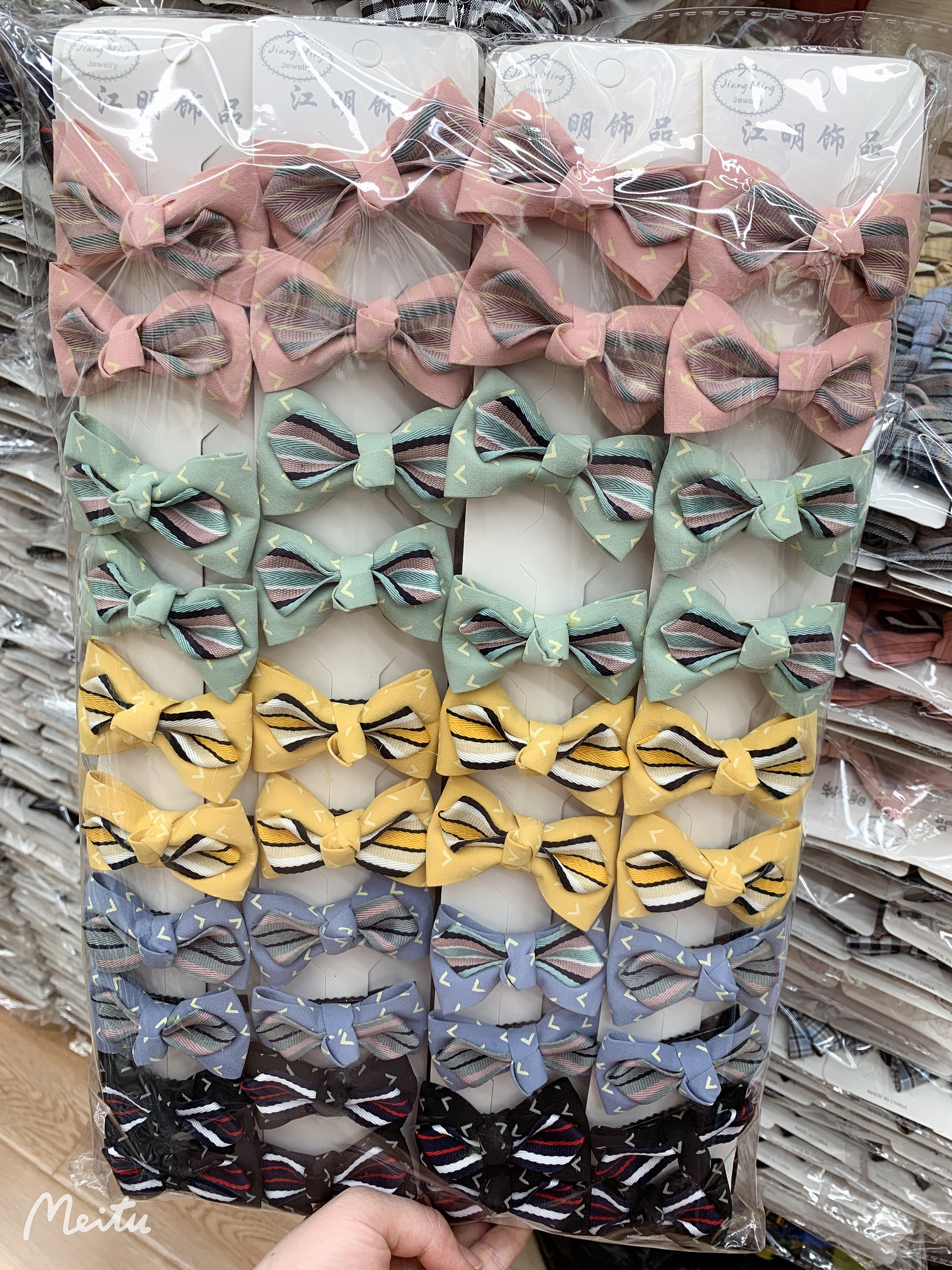Korean fabric bow hair clips, top clips, side clips, bangs clips 20220322011