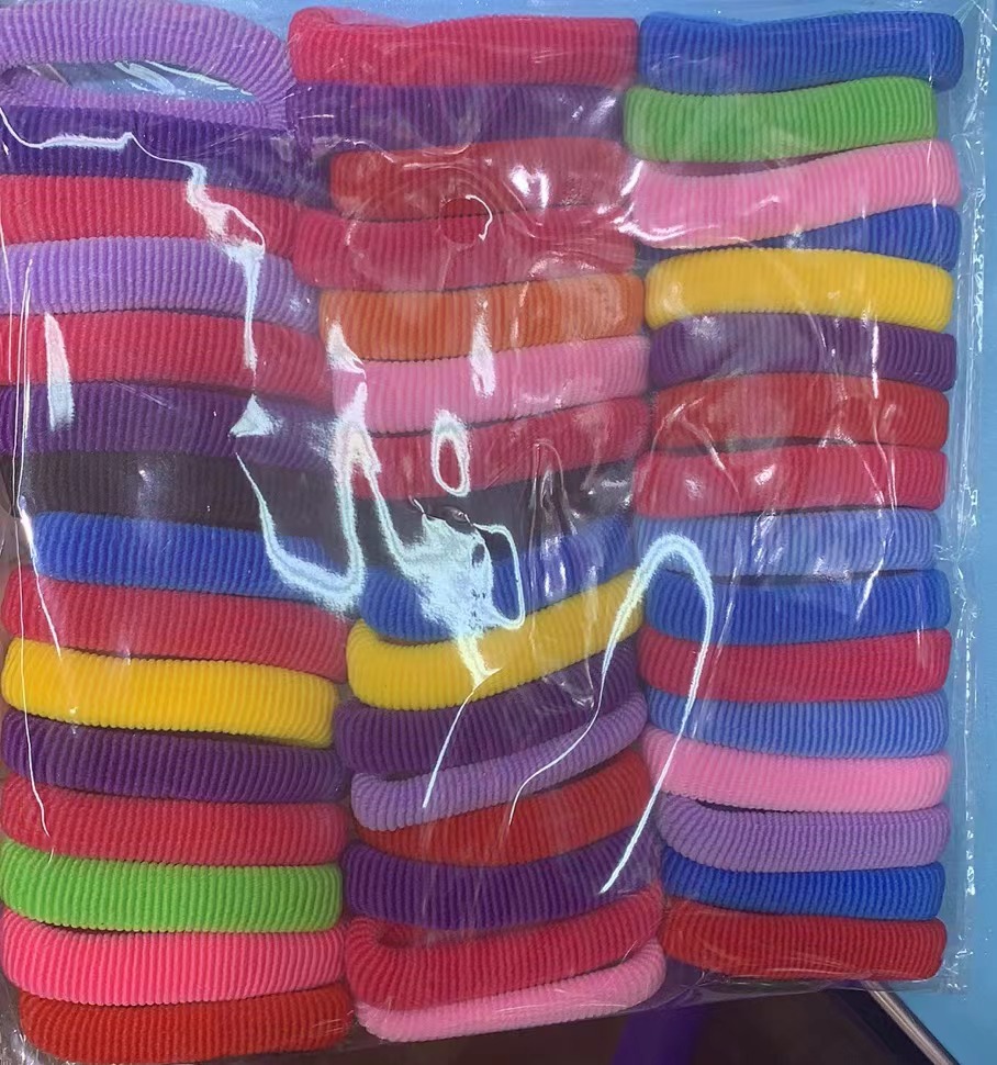 简约气质头绳橡扎头发发饰发绳皮筋彩色系列