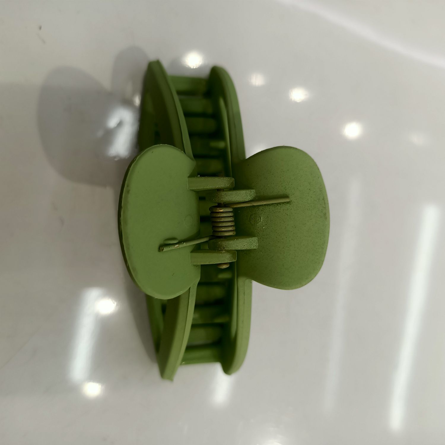 塑料抓夹/大气塑料抓夹/简约塑料抓夹白底实物图