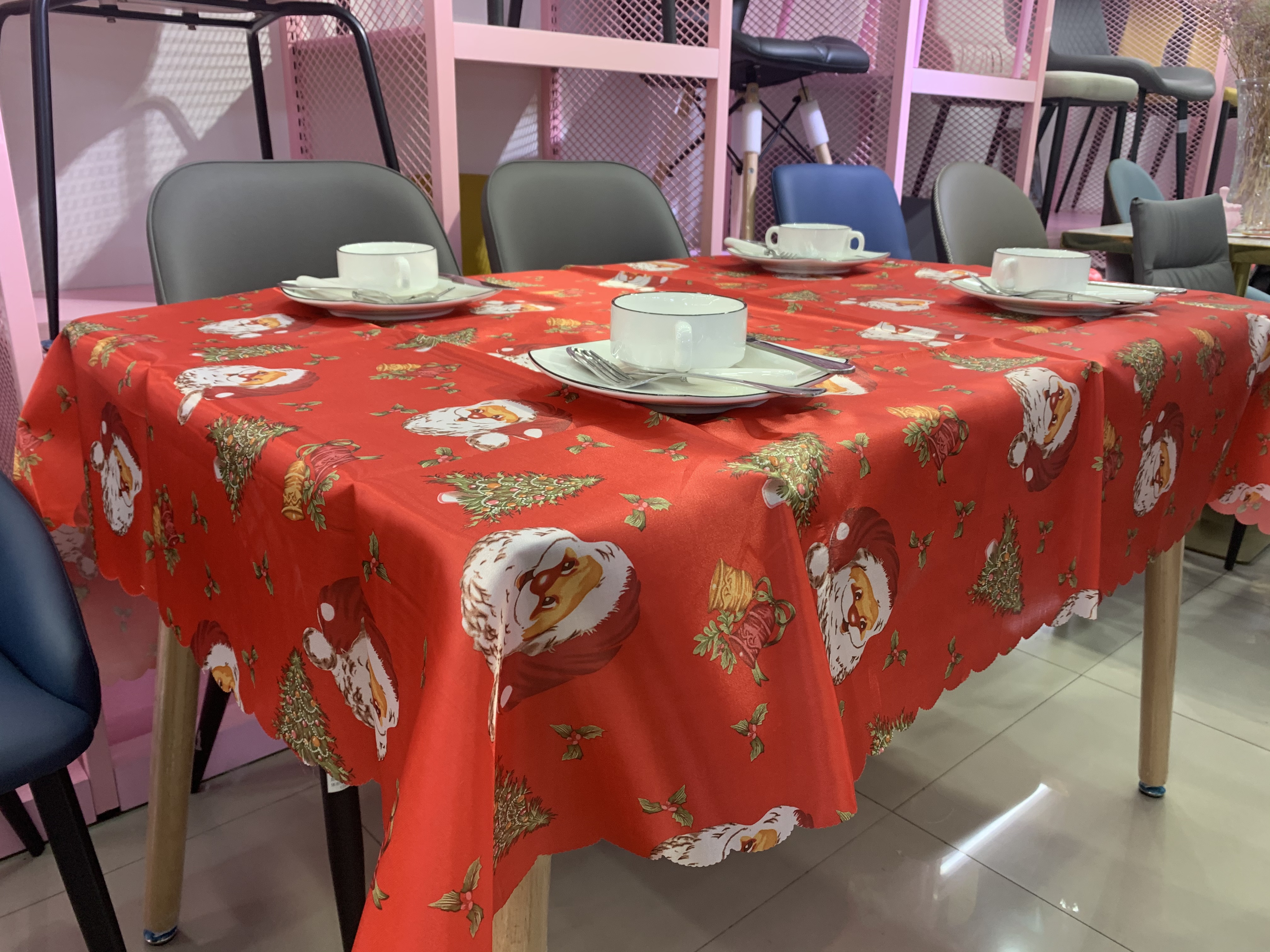 Christmas tablecloths