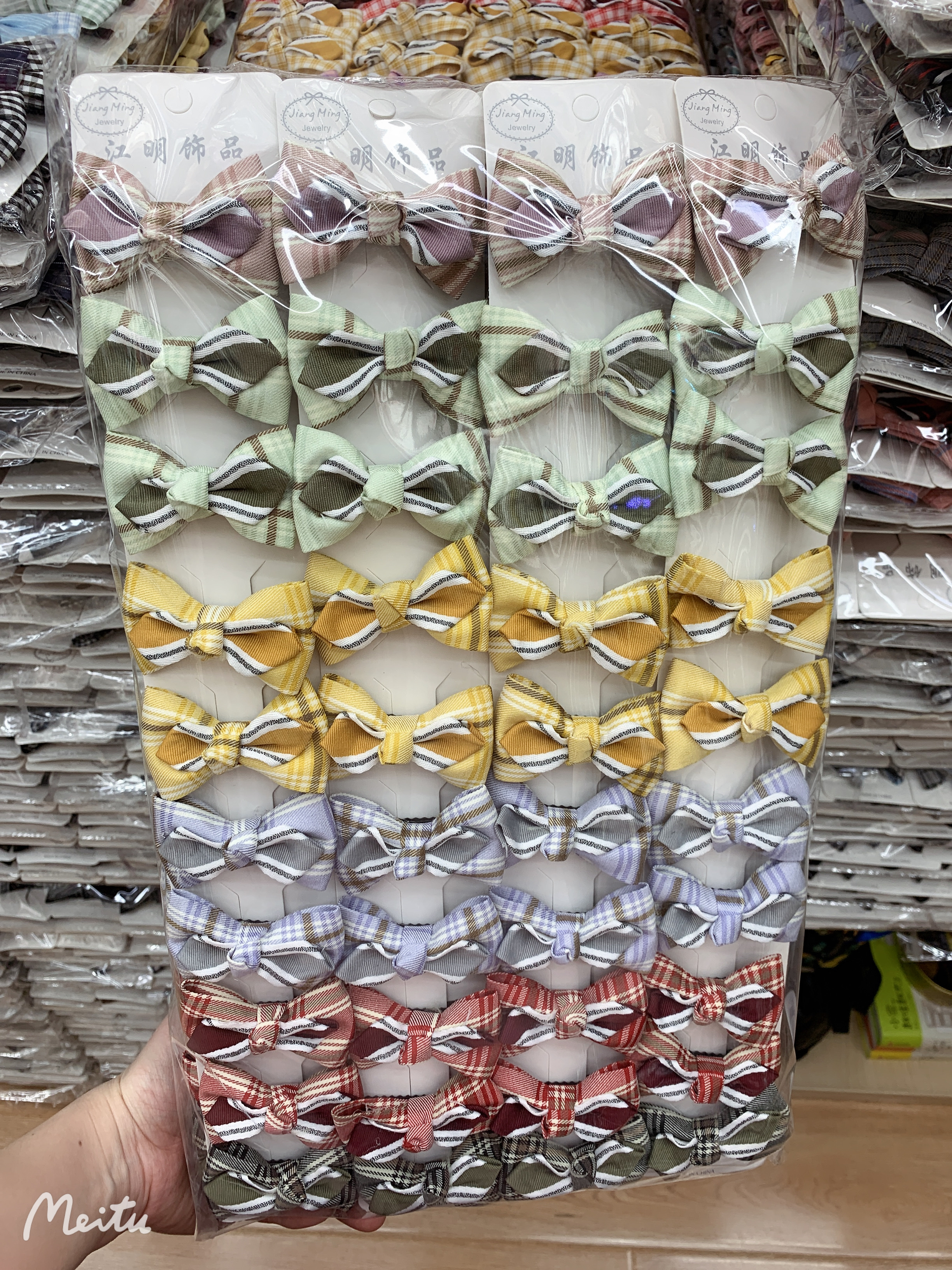 Korean fabric bow hair clips, top clips, side clips, bangs clips 20220322014