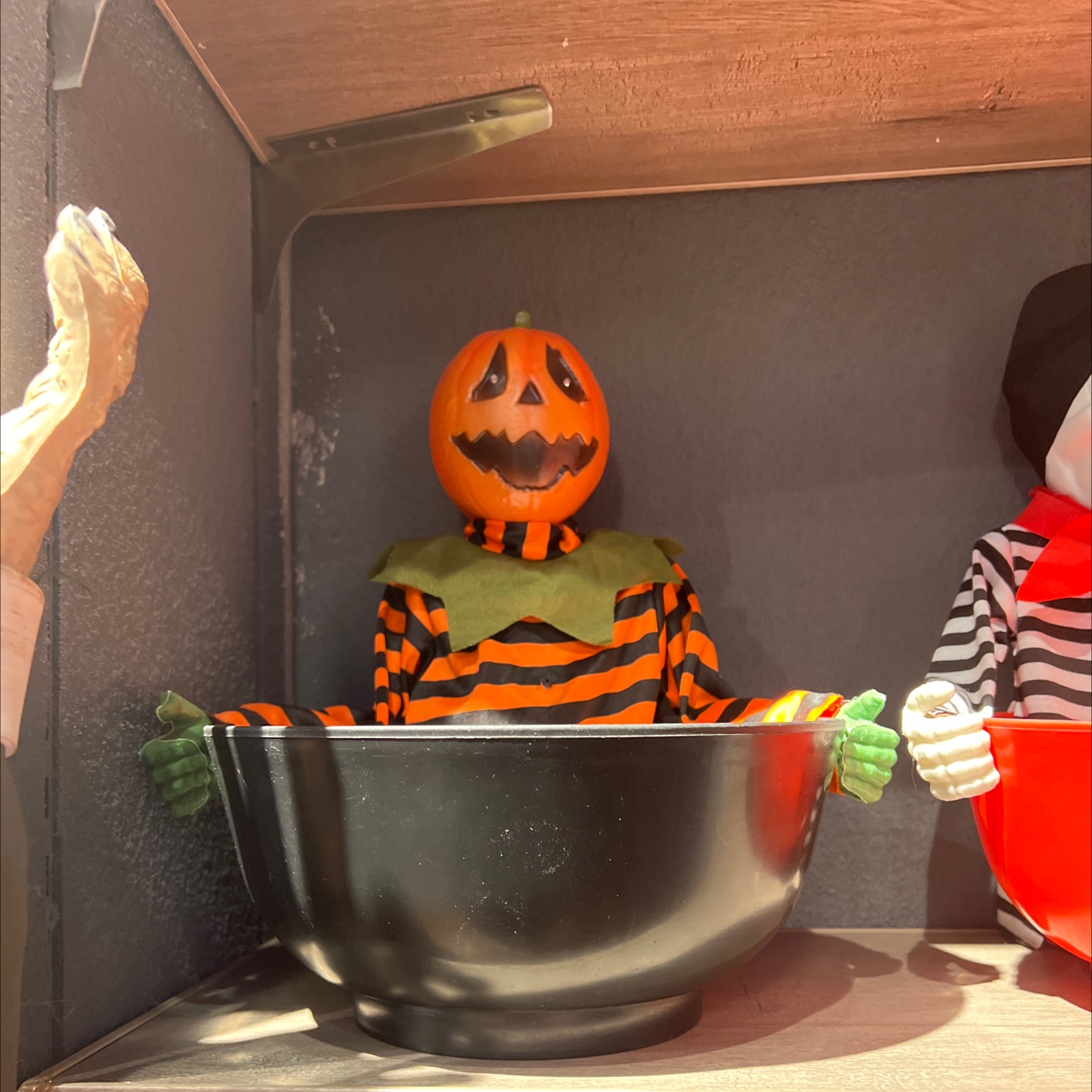 Halloween Electric toy Decorations Candy Plate Pumpkin Business Sea SH21022