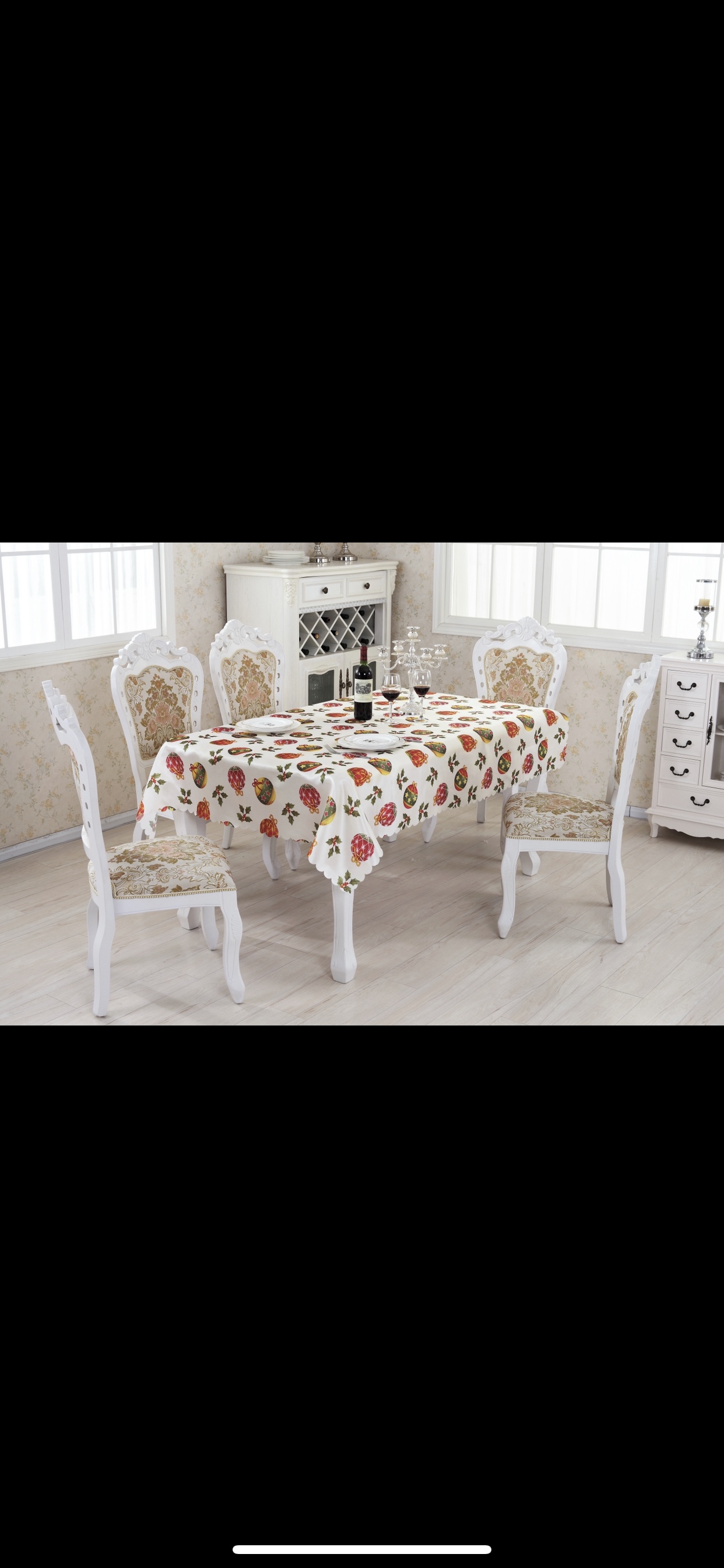 Christmas printed tablecloth Specification image