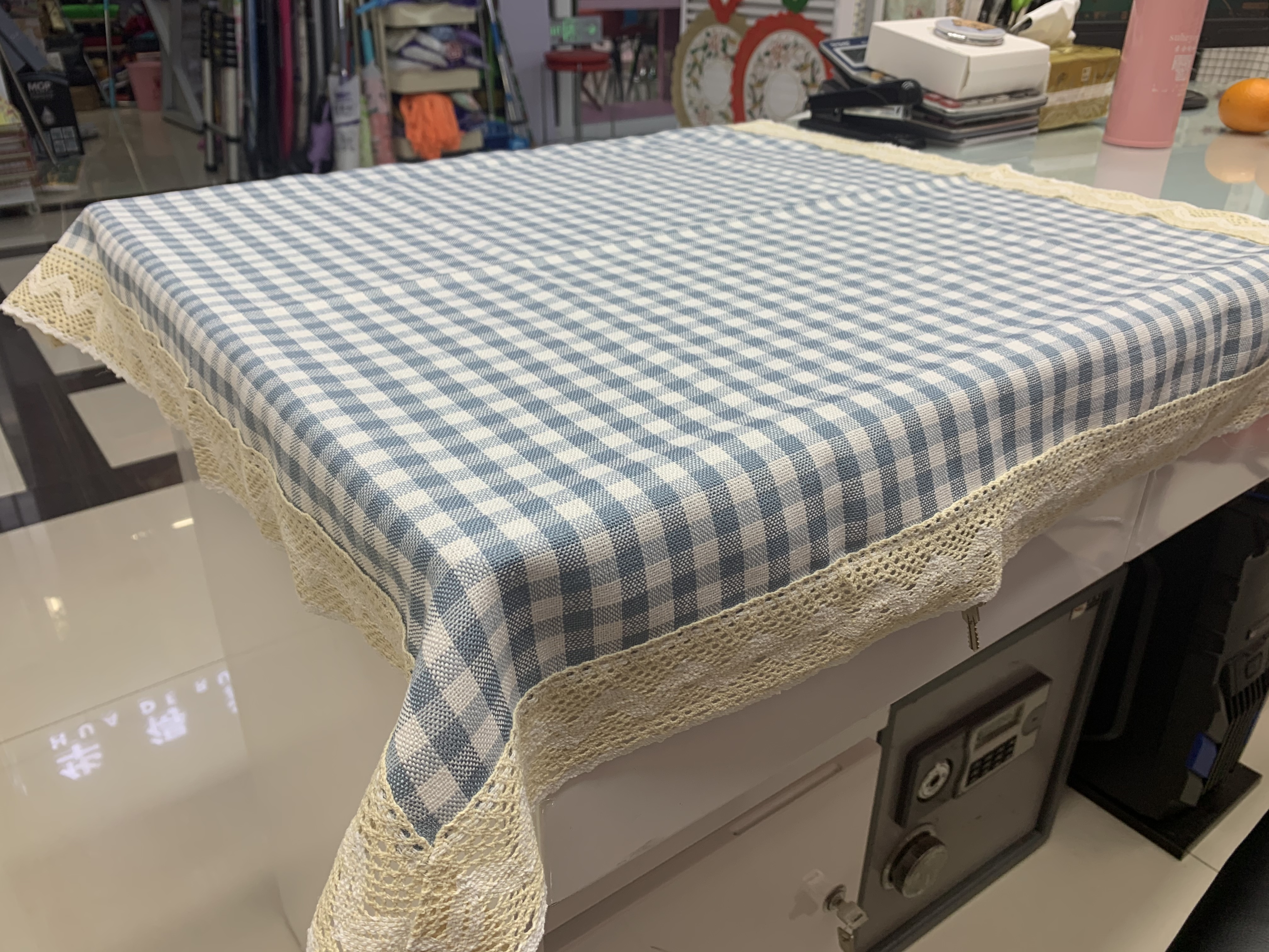 Lace tablecloth details Picture