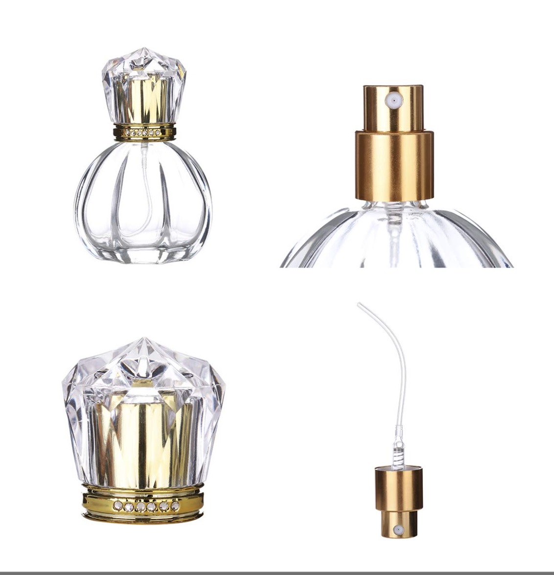 香水瓶/玻璃瓶/香水盖子喷头产品图