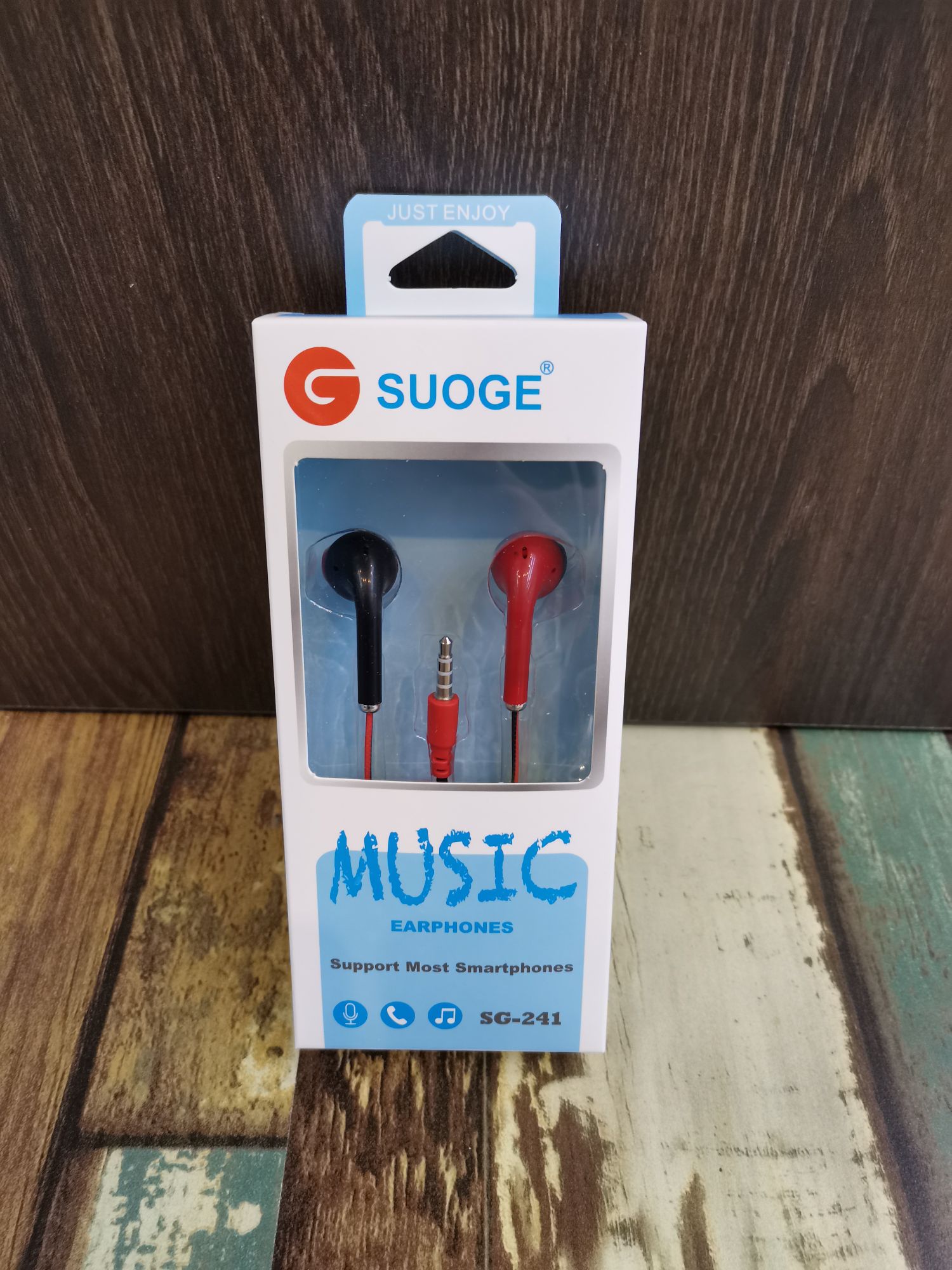 Marca soge auriculares, SG-242 auriculares de teléfono, auriculares, earmark, earmark, auriculares con cable, auriculares con marca Item Picture