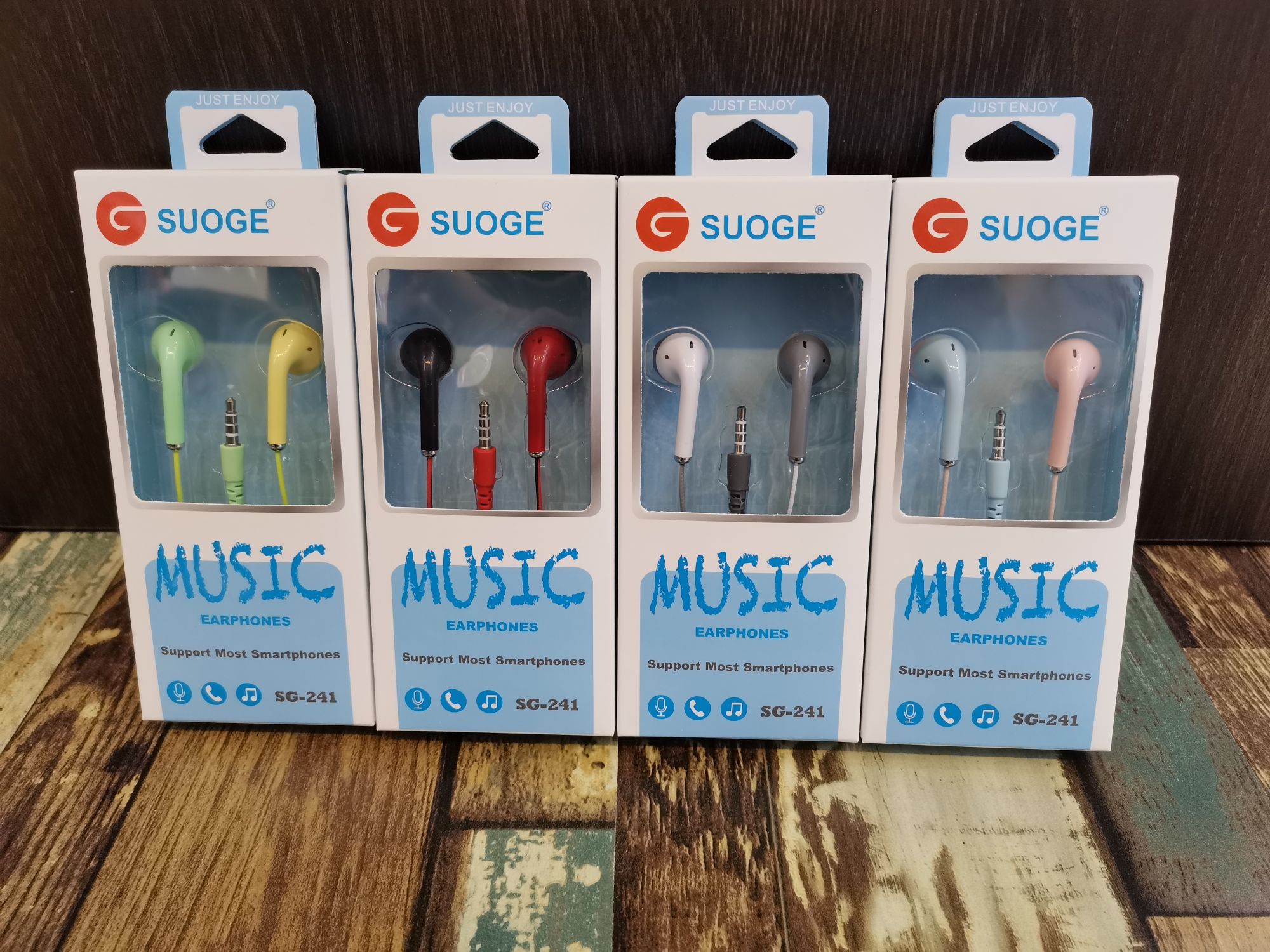 Marca soge auriculares, SG-242 auriculares de teléfono, auriculares, earmark, earmark, auriculares con cable, auriculares con marca