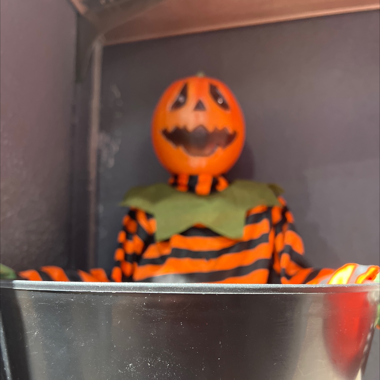 Halloween Electric toy Decorations Candy Plate Pumpkin Business Sea SH21022 Specification image