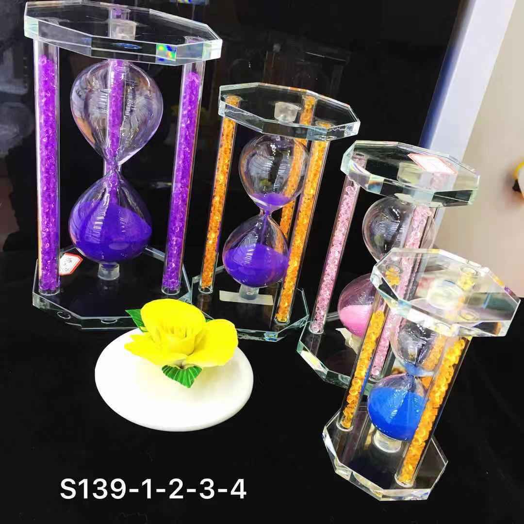 木制品流沙画装饰品 滴油沙漏创意家居摆设 美观实用沙漏计时器
