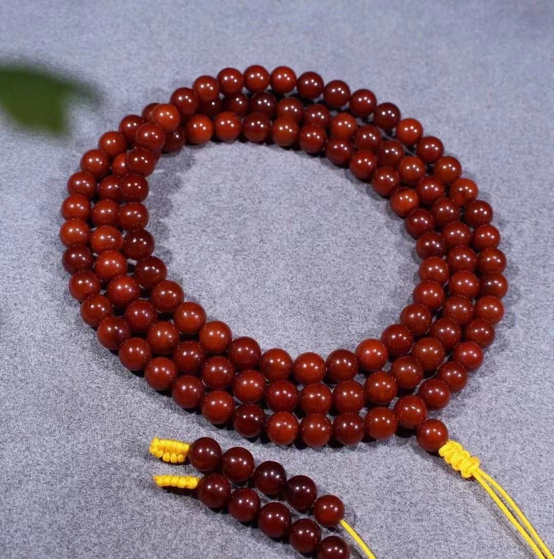 老蜜蜡手串108颗