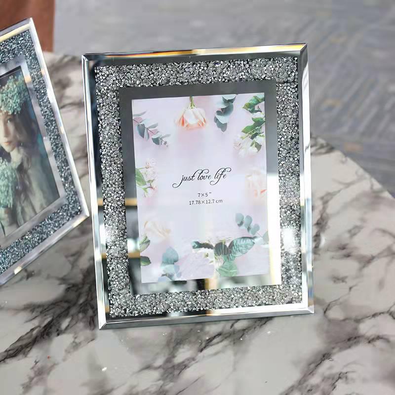 玻璃镶钻相框