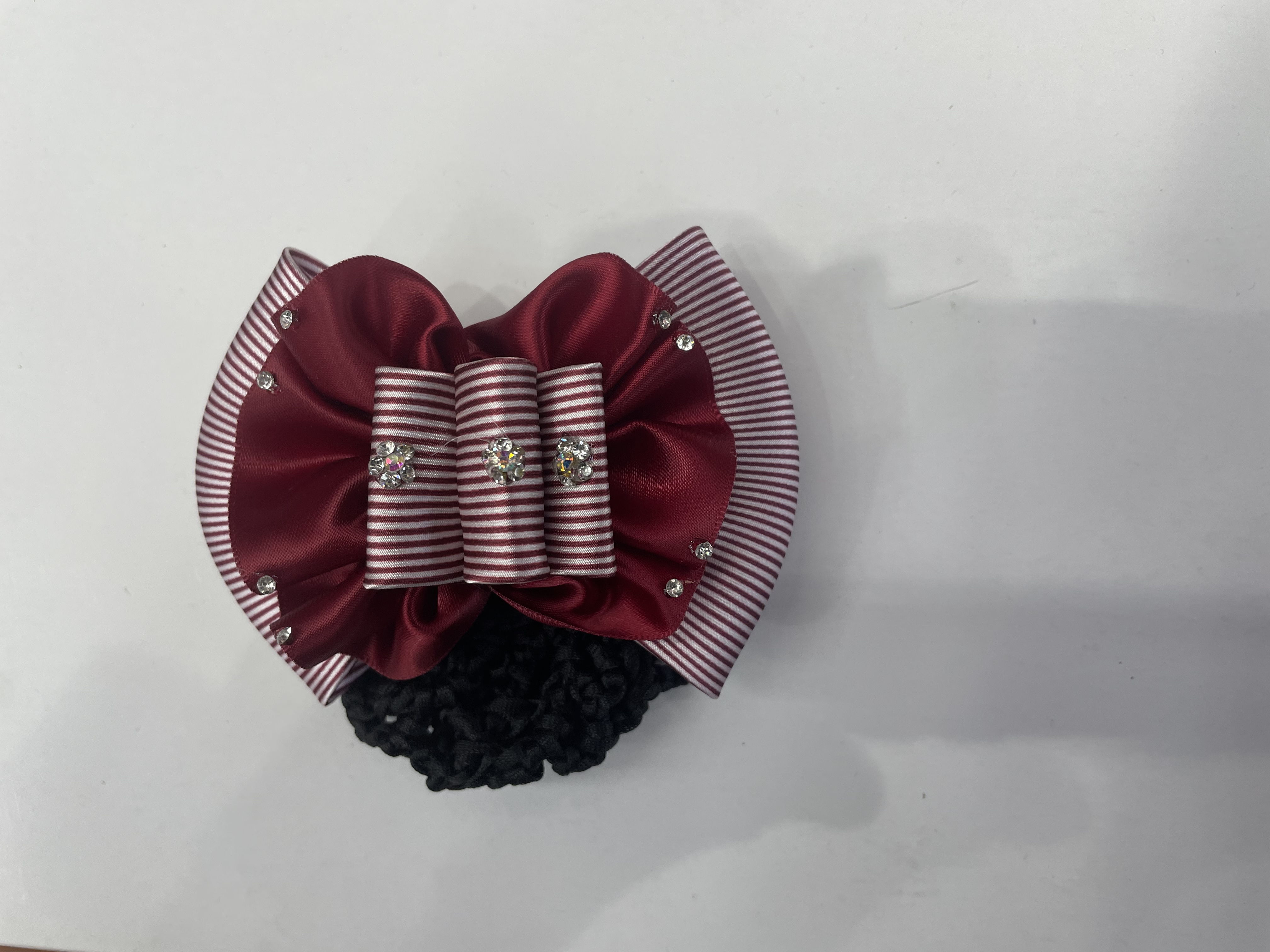 A13紫红，职业头网花，酒店，空姐，护士职业头花，宇宁饰品