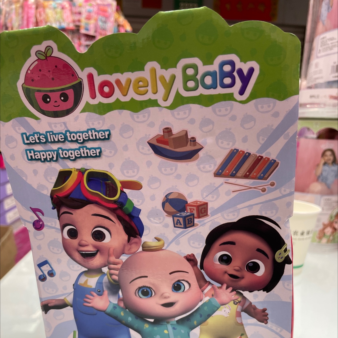 Big-headed doll, four-color mixed outfit details Picture