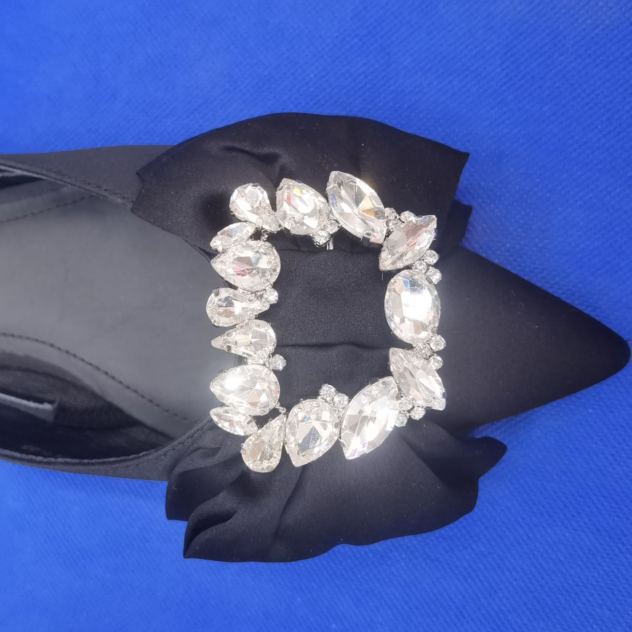 Glass fashion trend shoe buckle, decorative buckle, hair band buckle, Chao Xia 18
