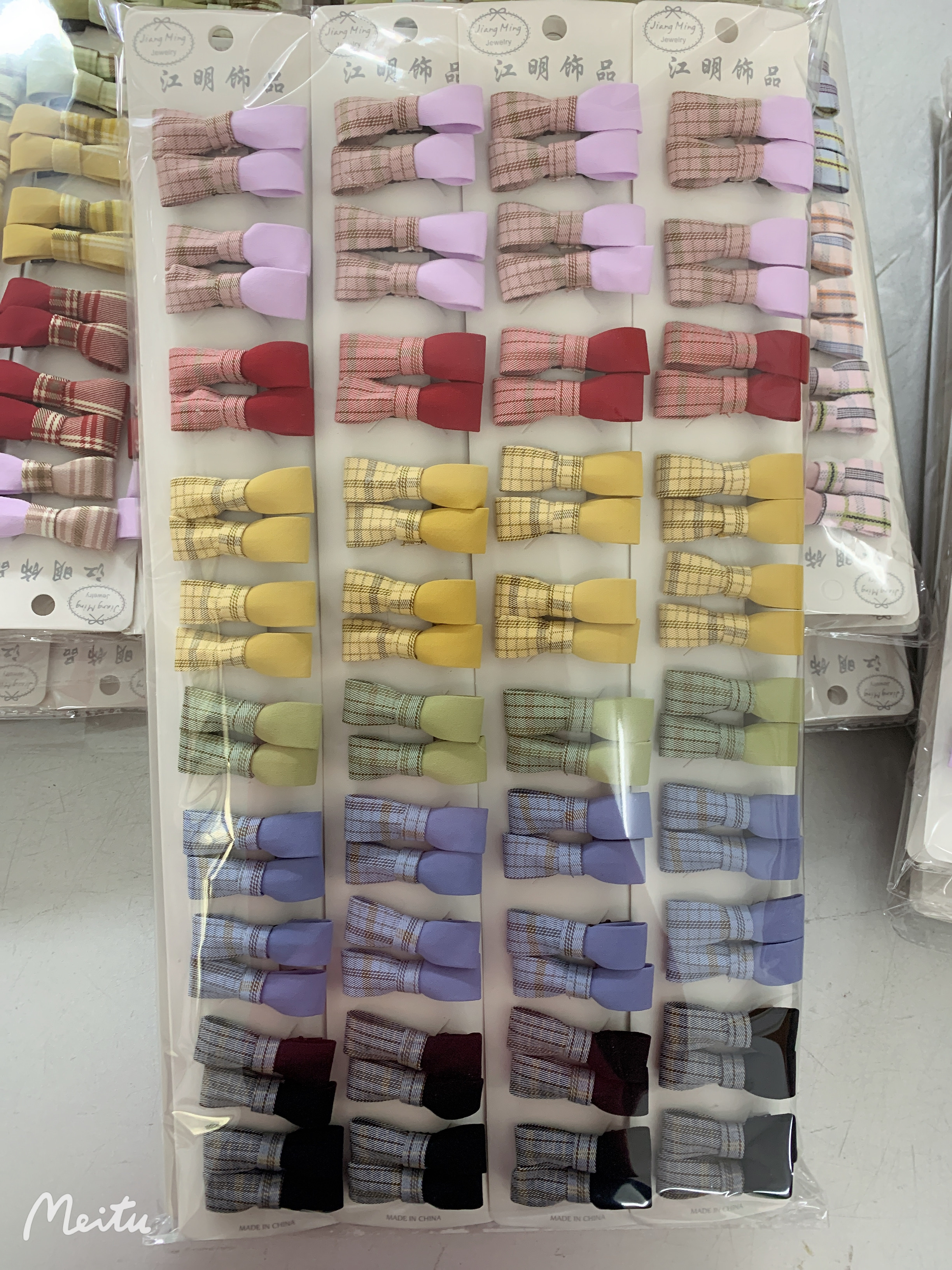 Korean fabric bow hair clips, top clips, side clips, bangs clips 20220326010