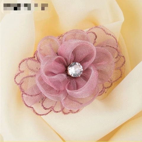 布艺纯手工精致弹簧夹顶夹横夹
