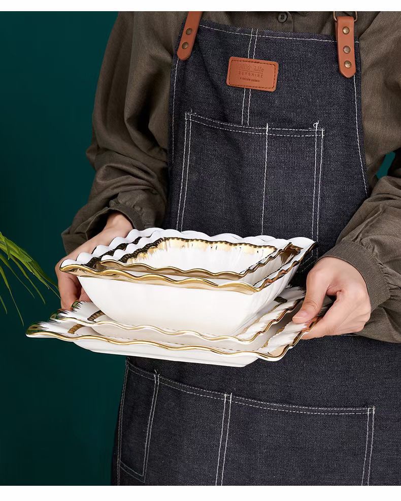 Gold Sweeping Ceramic tableware Yongsheng Ceramics YS Item Picture