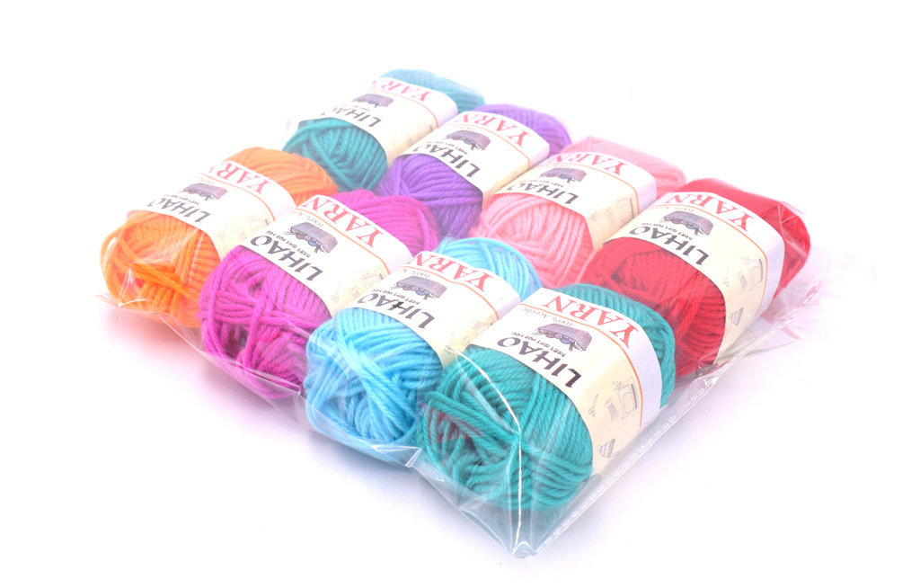 Acrylic thread handmade diy doll yarn crochet knitting acrylic thread hook shoe yarn manufacturer wholesale