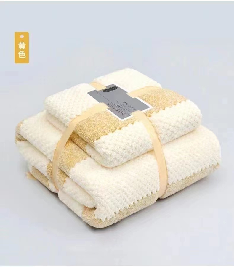 Yiwu buena carga flotante yang toalla coral fleather toalla absorbente detail image 5