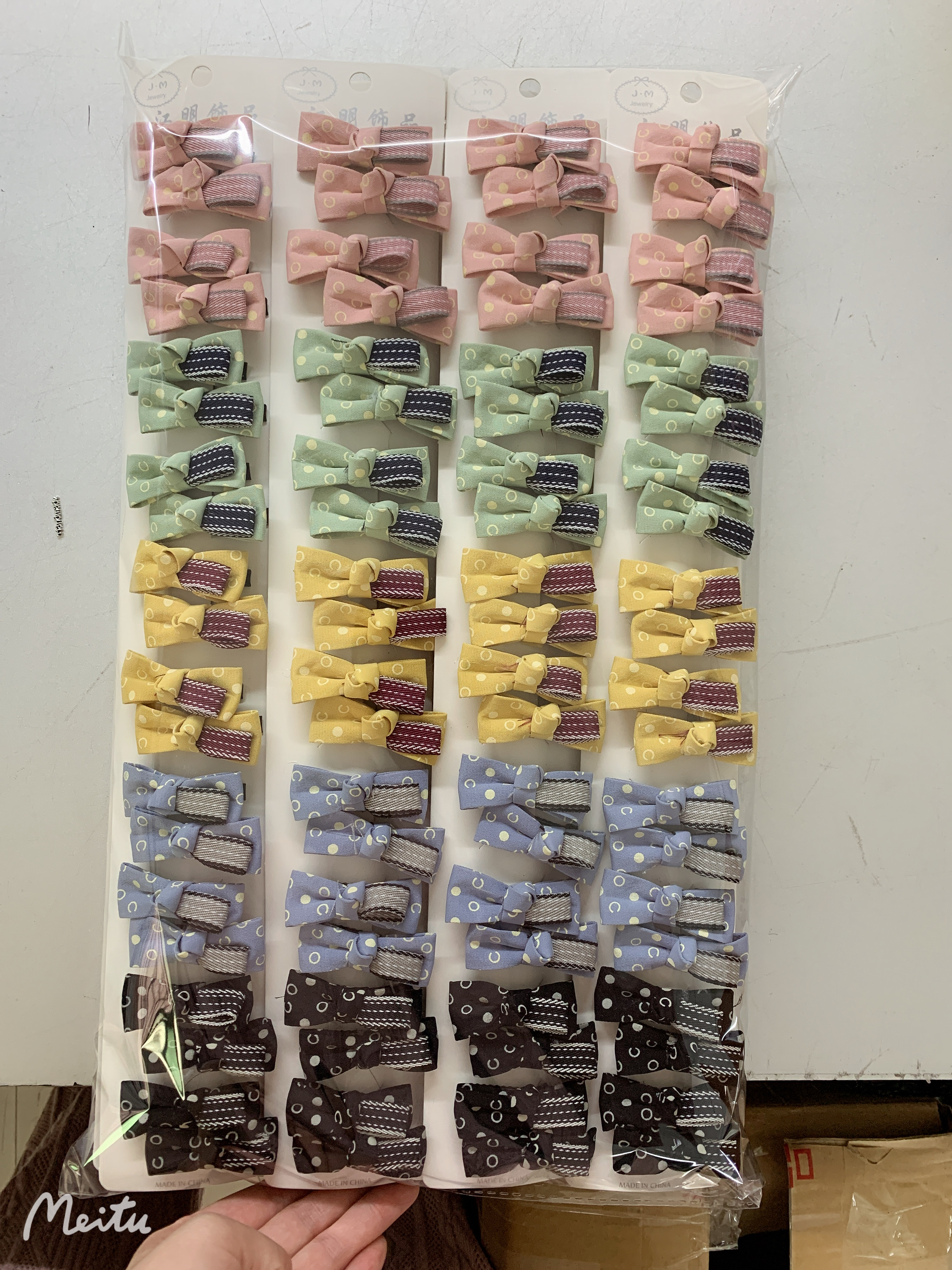 Korean fabric bow hair clips, top clips, side clips, bangs clips 20220326014