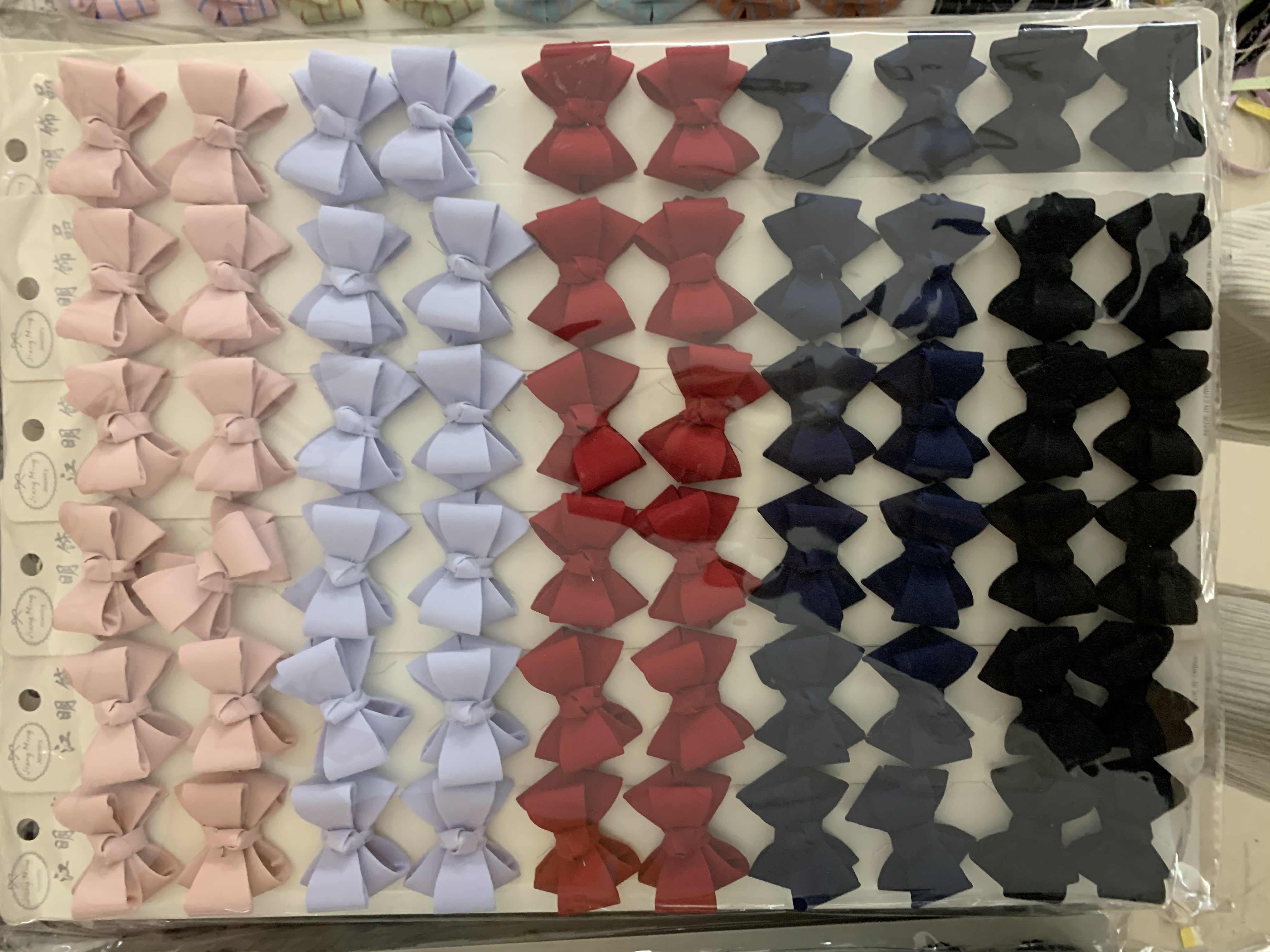 Korean fabric bow hair clips, top clips, side clips, bangs clips 20220326025