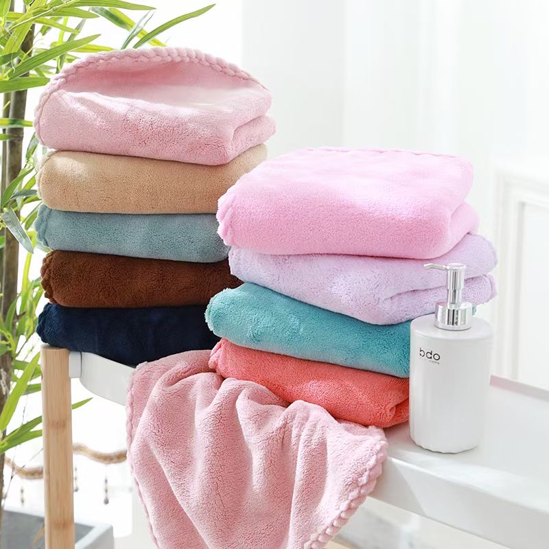 Yiwu buena carga flotando yang absorbente coral flep toalla