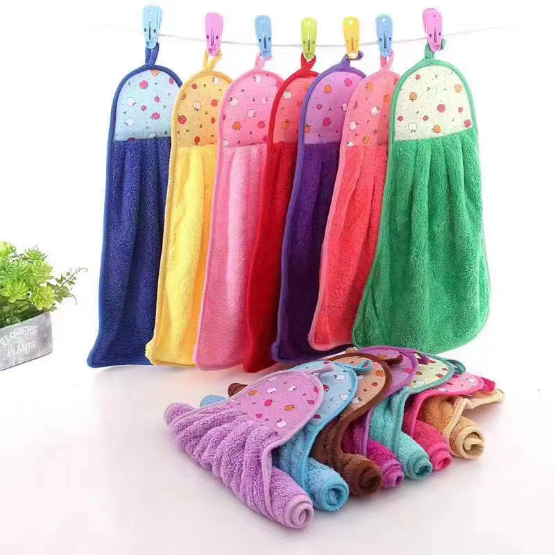 Yiwu quality Piaoyang Absorbent hand towels and hanging towels details Picture