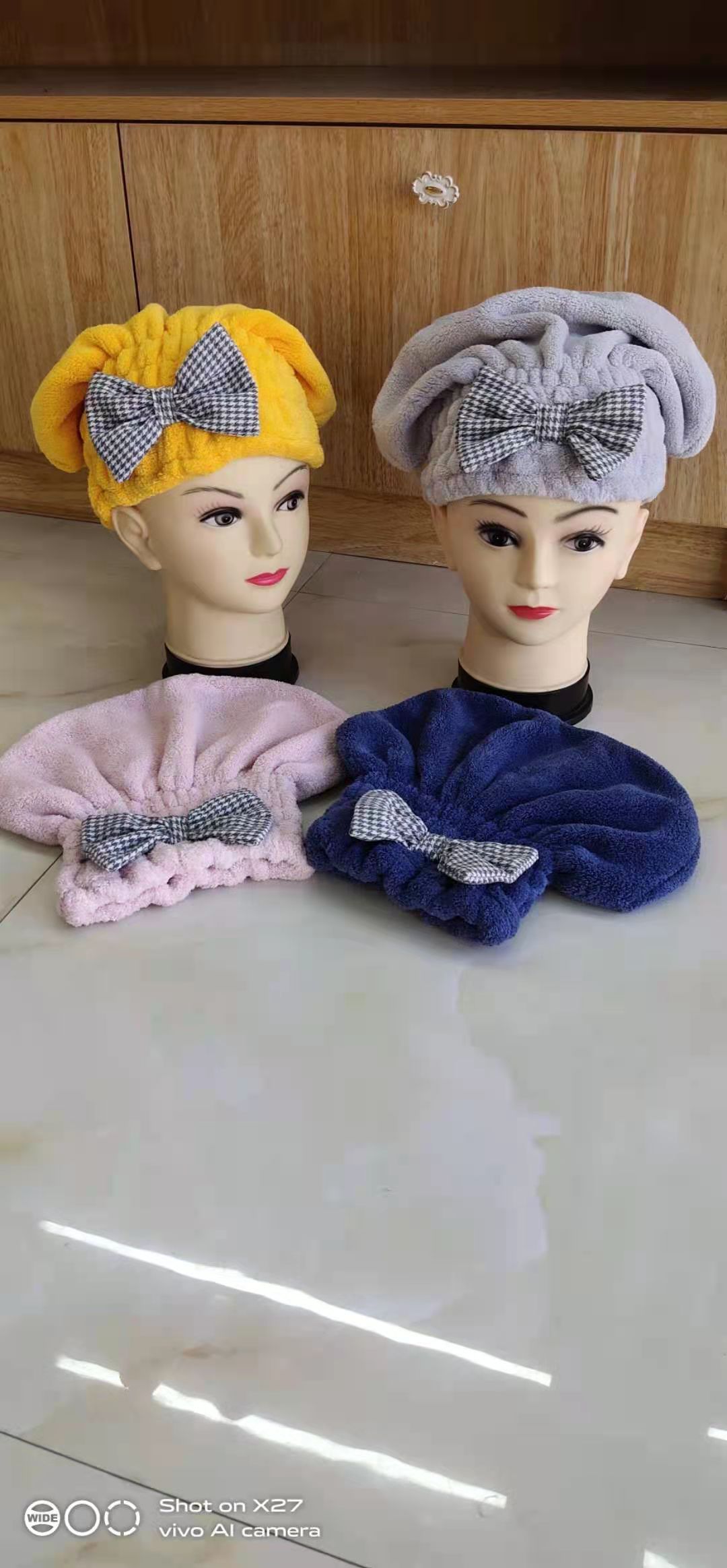 Yiwu buena carga flotando yang agua absorbente cabello seco sombrero arco princesa sombrero detail image 2