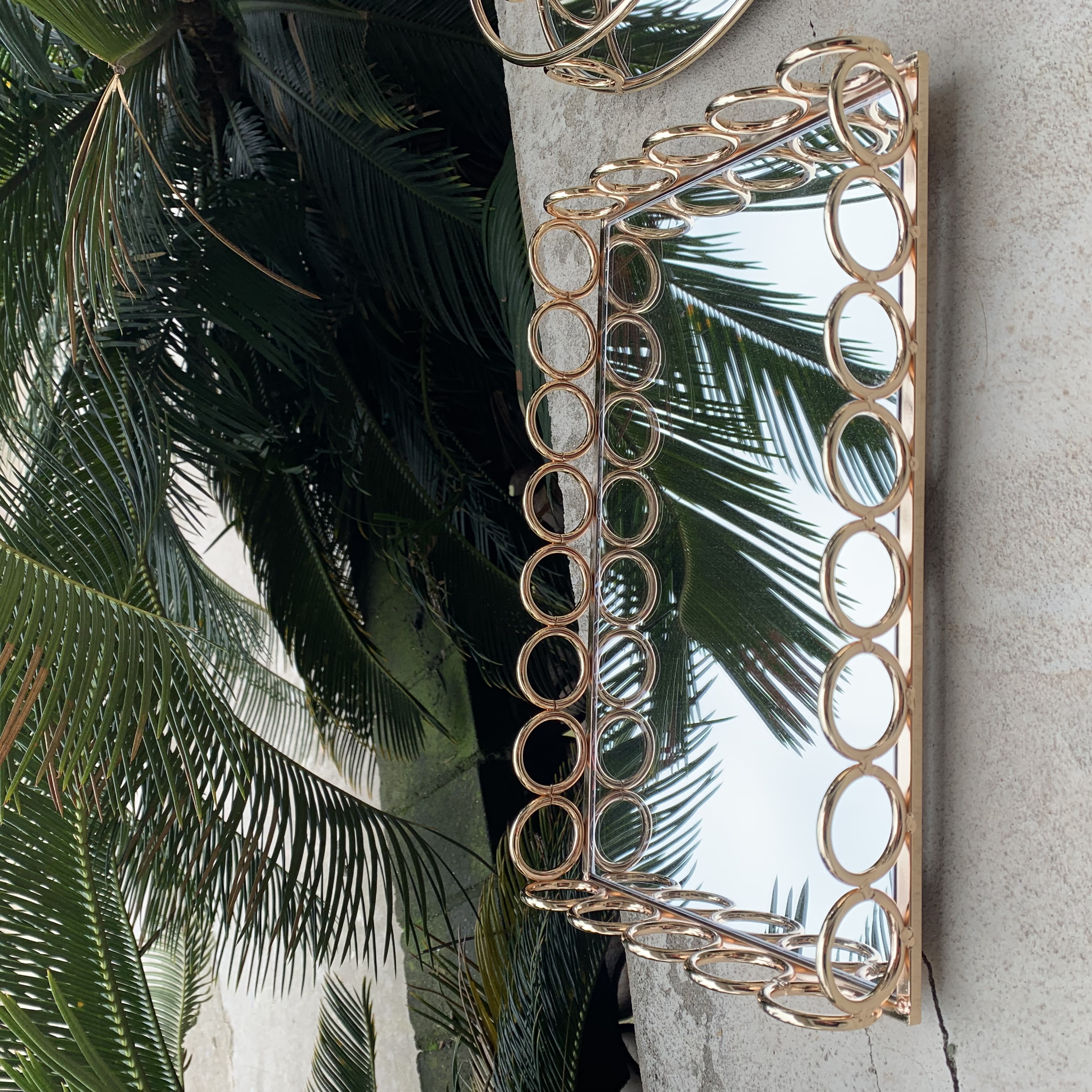 轻奢托盘长方形家用客厅放茶杯欧式精致收纳水杯杯子茶具茶盘金属