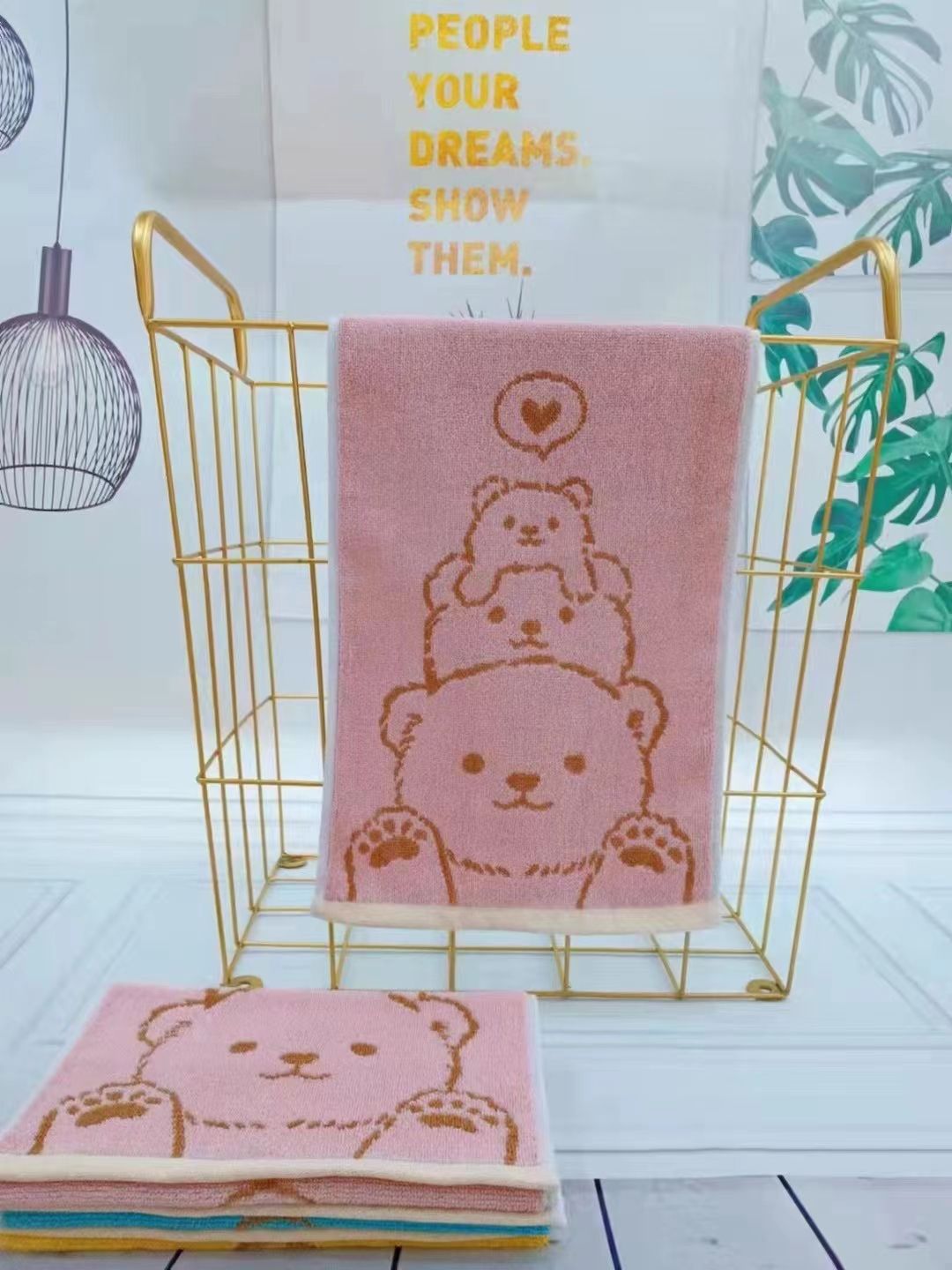 Yiwu buena carga flotante yang absorbente toalla para niños jacquard niños Specification image