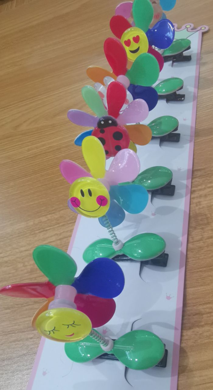 豆芽风车弹簧夹