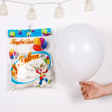 2.8克12寸圆形哑光白色气球