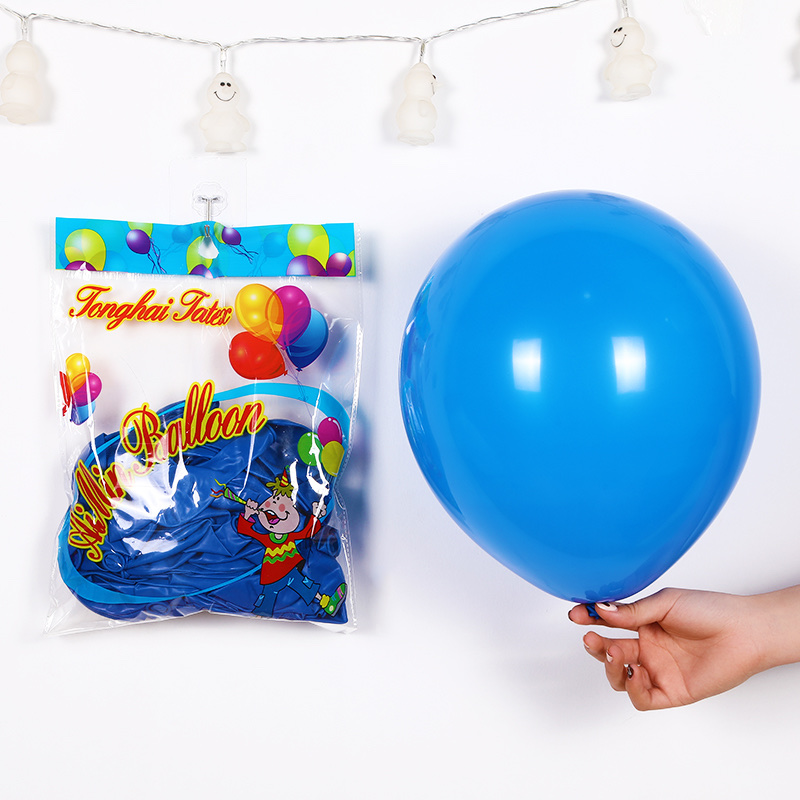 2.8克12寸圆形哑光深蓝气球
