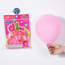 2.2克10寸圆形哑光深粉气球