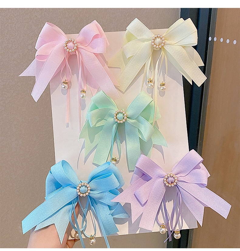 Bright color hair clips are sold directly by the manufacturer. The best-selling fabric is cute, good-looking, super colorful and irresistibly adorable