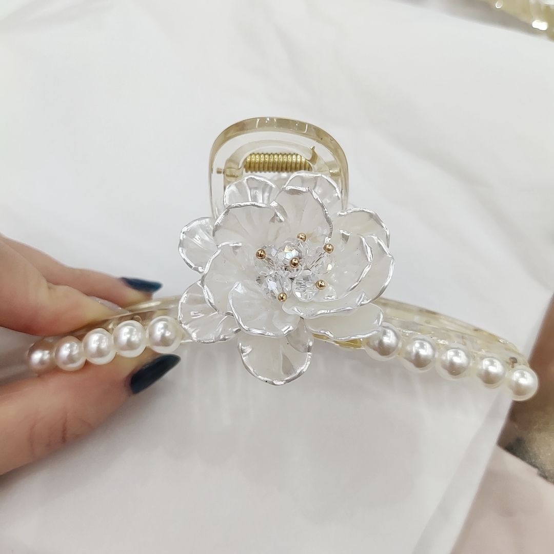 国潮/BB夹点钻/刘海小抓夹带/刺绣/毛巾圈细节图