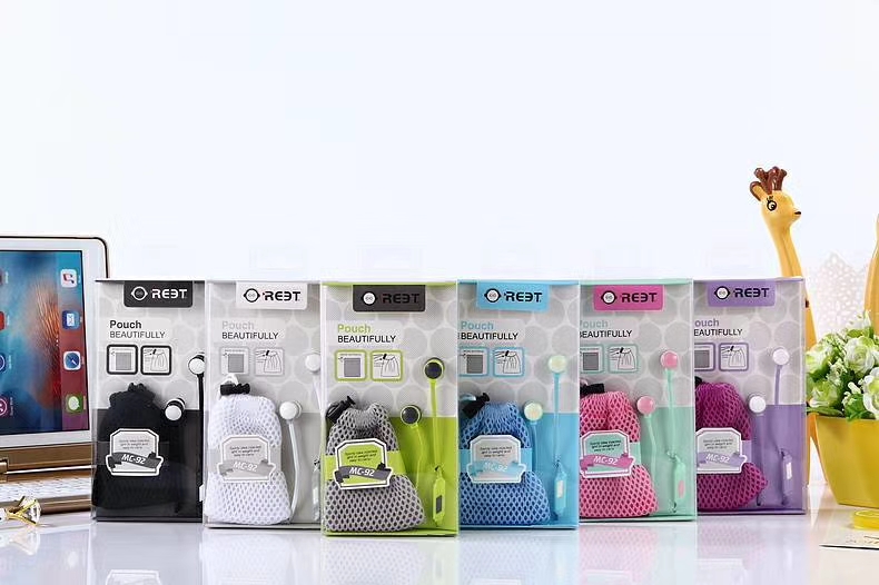 Sogo brand headphones, MC-92 branded headphones, mobile phone headphones, ear tips, ear labels, ear cables