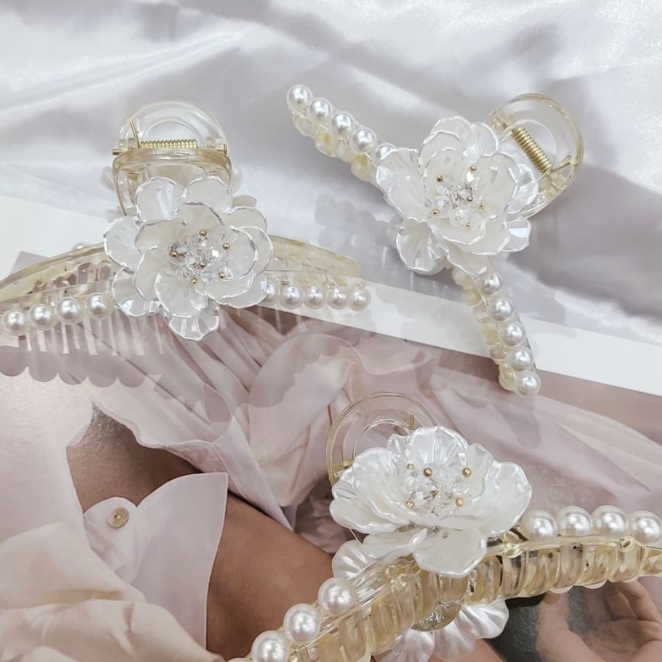 国潮/BB夹点钻/刘海小抓夹带/刺绣/毛巾圈产品图