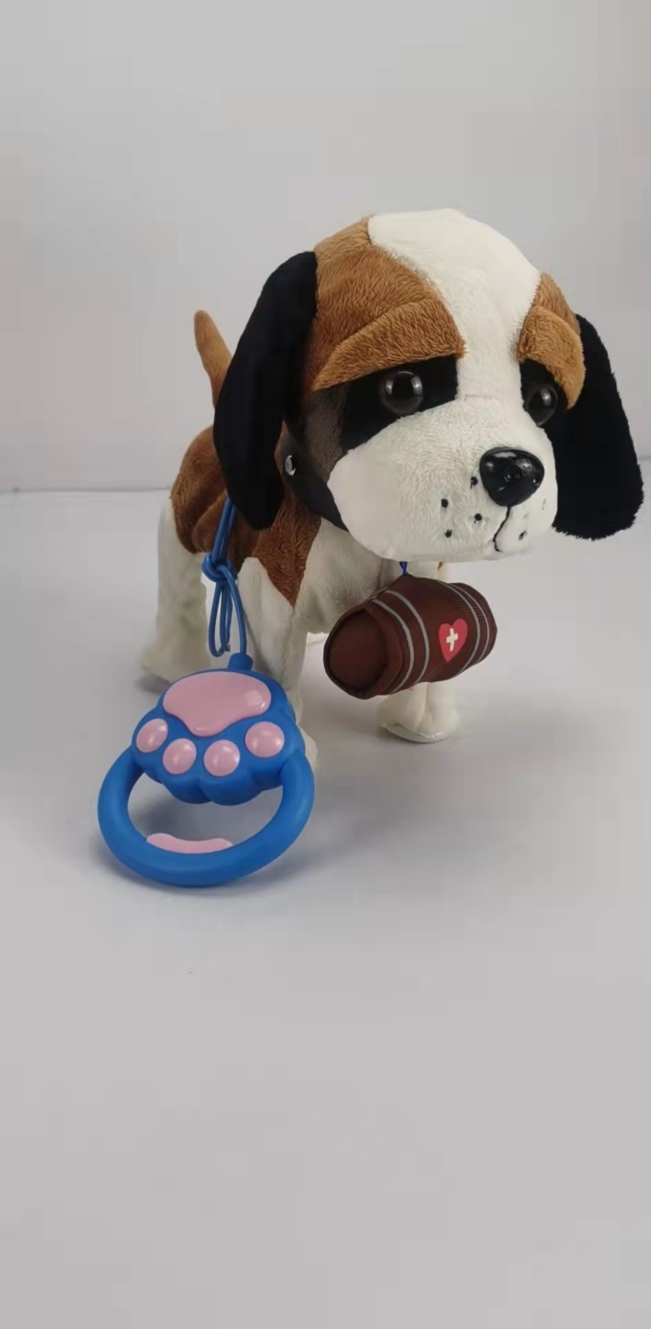 The new best-selling electric plush toy series with a leash, a dog that can walk and carry music, is from HNR Specification image
