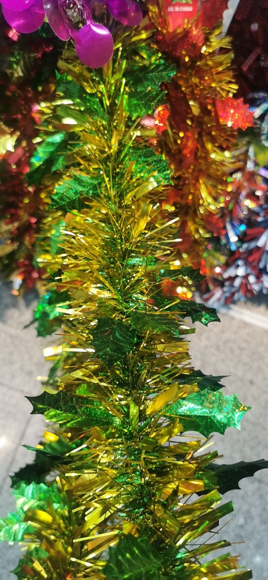 Christmas decorations, woolen sticks, birthday party decorations