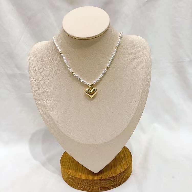 淡水珍珠个性项链不锈钢女韩版款式捷亚钢饰