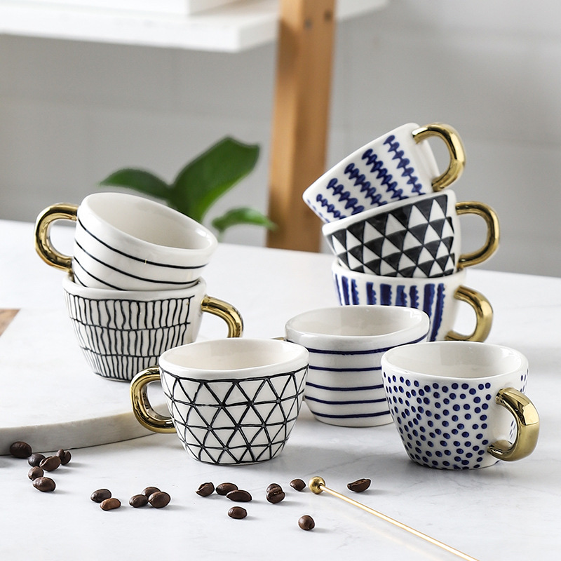 European-style coffee cup Binyao 005 Specification image
