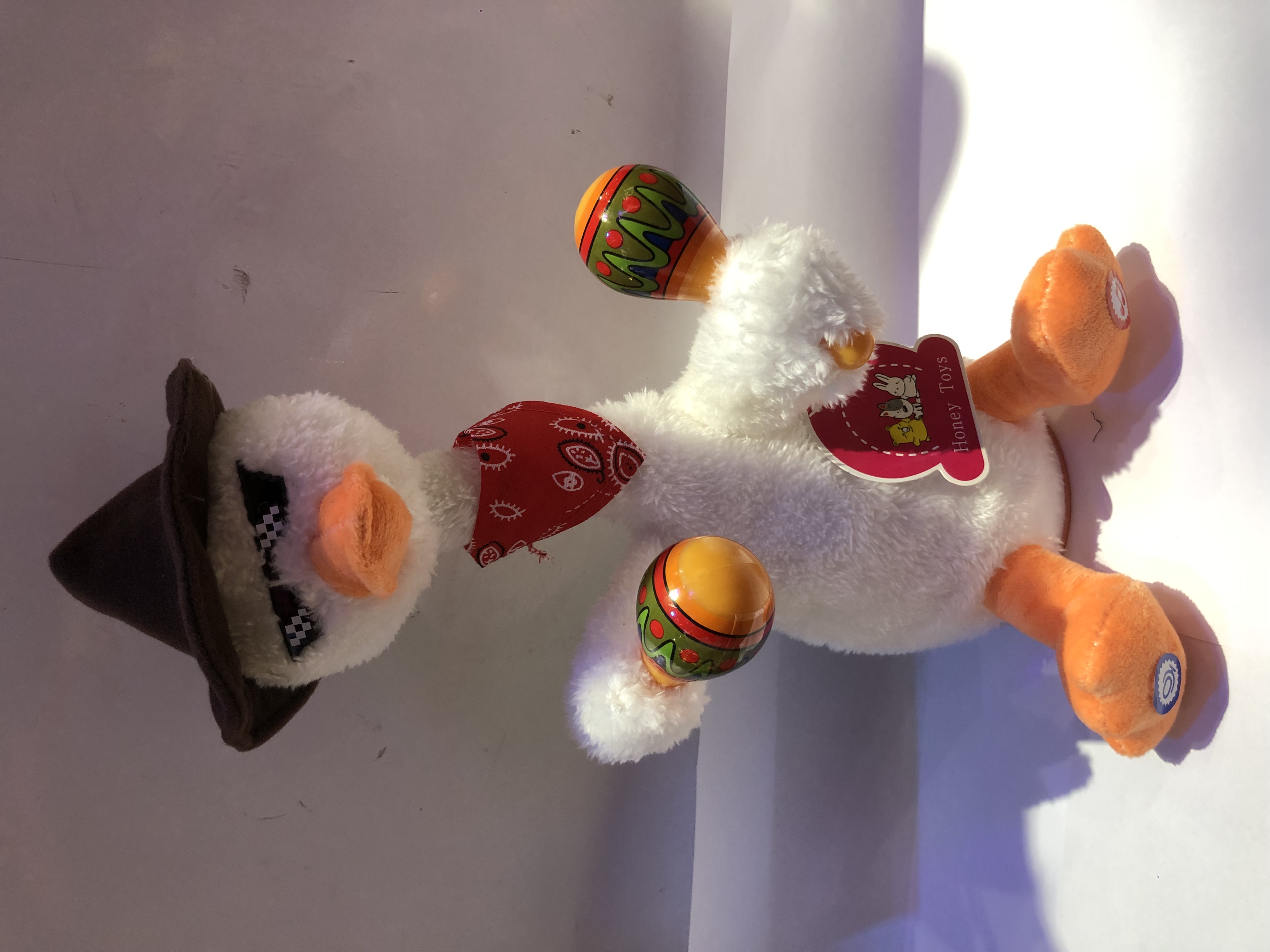 The new internet-famous bestseller, the electric sitting duck, can dance with music and lights from Shanghai HNR Item Picture