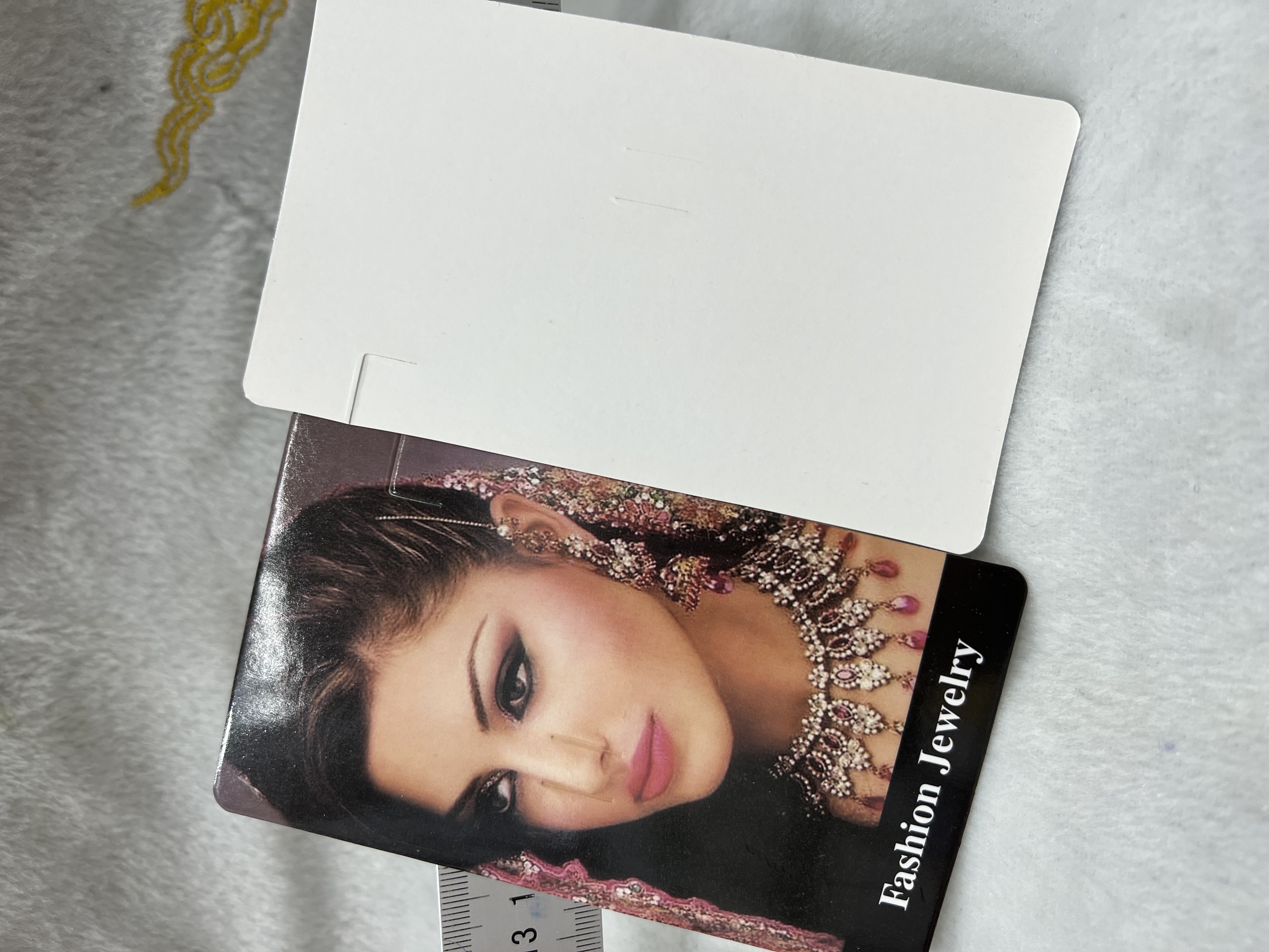 7*12鼻夹卡 350克腹亮膜 正面彩色印刷 反面空白11